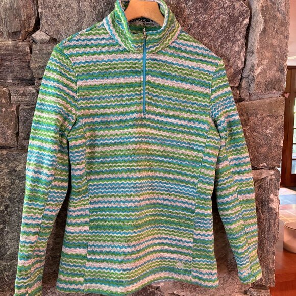 SPYDER QUARTER ZIP SKI / SNOWBOARD SWEATER - EXTRA WARM - SIZE WOMENS 12 -NWOT - Picture 2 of 14